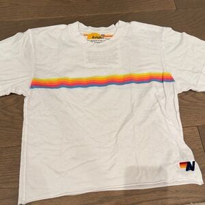 Aviator NationTee with rainbow stripe!